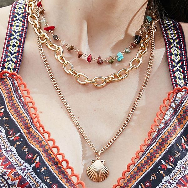 bohemian multi-layer bead shell necklaces women portrait round coin pendant gold long chain necklace jewelry female 2019 d34, Silver
bohemian multi-layer bead shell necklaces women portrait round coin pendant gold long chain necklace jewelry female 2019 d34, Silver