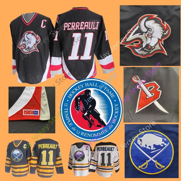 Gilbert Perreault Jersey With 1990 Hall Of Fame Patch Ice Hockey Buffalo Sabres Jerseys CCM Vintage White Navy Home Away
Gilbert Perreault Jersey With 1990 Hall Of Fame Patch Ice Hockey Buffalo Sabres Jerseys CCM Vintage White Navy Home Away