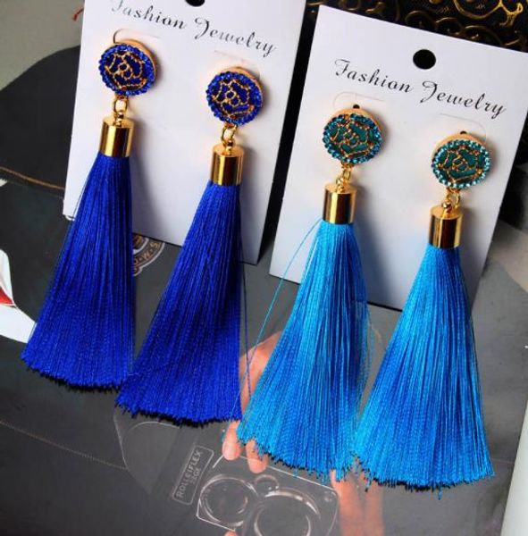kite drusy exaggerated tassel flower varies colors earrings, cute gift for women, and hign quality, Silver
kite drusy exaggerated tassel flower varies colors earrings, cute gift for women, and hign quality, Silver