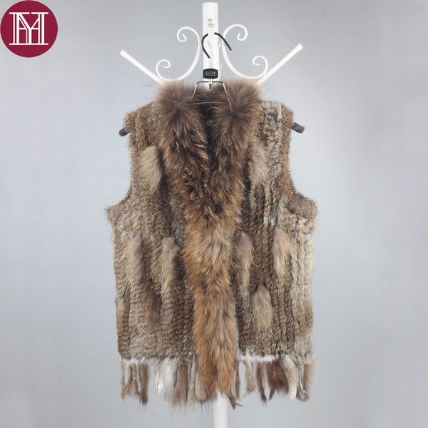 winter women genuine rabbit fur vest knitted lady natural rabbit fur vests with real raccoon fur collar good quality cj191212, Black
winter women genuine rabbit fur vest knitted lady natural rabbit fur vests with real raccoon fur collar good quality cj191212, Black