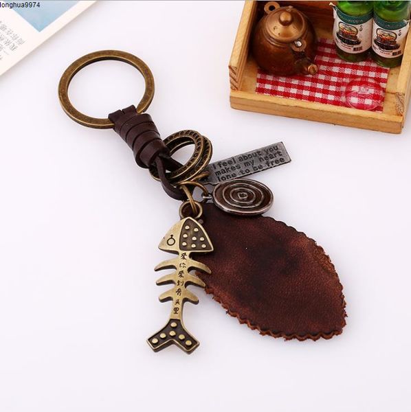 genuine vintage fish leather bone shape keychain key chain ring holder for women bag charm pendant car keyring drop shipping, Silver
genuine vintage fish leather bone shape keychain key chain ring holder for women bag charm pendant car keyring drop shipping, Silver