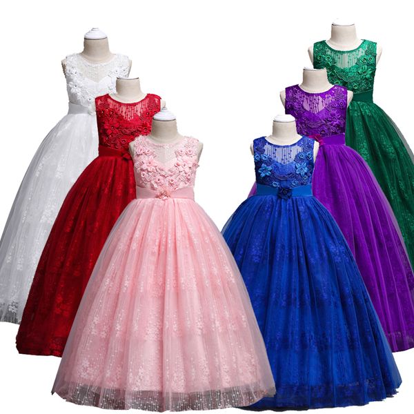 fashion girls lace wedding long dress kid elegant princess party pageant christmas formal sleeveless dresses for teenagers, Red;yellow
fashion girls lace wedding long dress kid elegant princess party pageant christmas formal sleeveless dresses for teenagers, Red;yellow