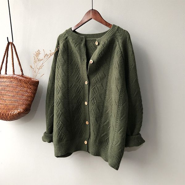 women's knits & tees 2021 harajuku spring women sweaters coat solid cardigans button long sleeve loose knitting cardigan outwear fashio, White
women's knits & tees 2021 harajuku spring women sweaters coat solid cardigans button long sleeve loose knitting cardigan outwear fashio, White