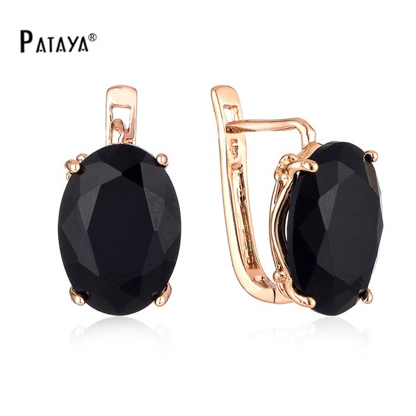 pataya romantic vintage black earrings 585 rose gold round design blue cubic zirconia indian jewelry women chandelier earrings, Silver
pataya romantic vintage black earrings 585 rose gold round design blue cubic zirconia indian jewelry women chandelier earrings, Silver