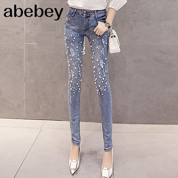 women blue jeans pants skinny pearl beaded black jeans summer spring ladies high waist zipper long denim casual mom
women blue jeans pants skinny pearl beaded black jeans summer spring ladies high waist zipper long denim casual mom