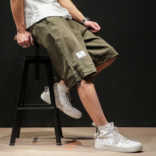 #2489 summer loose beach shorts in men plus size 5xl cotton casual shorts male mid waist solid color japan style short planlon, White;black
#2489 summer loose beach shorts in men plus size 5xl cotton casual shorts male mid waist solid color japan style short planlon, White;black