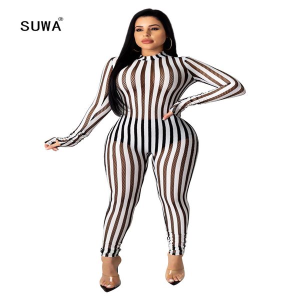 черный белый полосатый mesh see through patchwork sexy комбинезоны и ползунки для женщин длинным рукавом tight осень партии клуба комбинезон, Black;white
черный белый полосатый mesh see through patchwork sexy комбинезоны и ползунки для женщин длинным рукавом tight осень партии клуба комбинезон, Black;white
