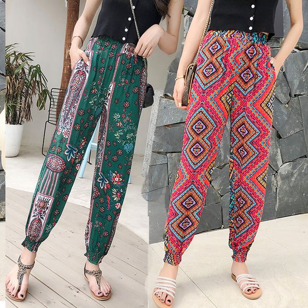 summer fashion womens chiffon harem pants ladies high waist casual culottes trousers print elastic waist pants, Black;white
summer fashion womens chiffon harem pants ladies high waist casual culottes trousers print elastic waist pants, Black;white