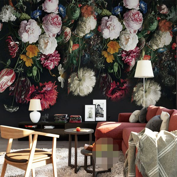 3d wall murals wallpaper retro hand painted floral wall painting living room bedroom home mural wallpaper flower
3d wall murals wallpaper retro hand painted floral wall painting living room bedroom home mural wallpaper flower