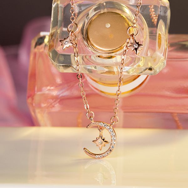 925 sterling silver moon и звезда ожерелье женщин корейской моды star moon подвесок ключица цепь чистая красная приграничные аксессуары
925 sterling silver moon и звезда ожерелье женщин корейской моды star moon подвесок ключица цепь чистая красная приграничные аксессуары