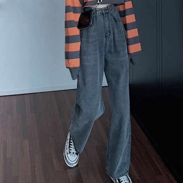 vintage adjustable high waist jeans women harajuku chic boyfriend loose oversize denim wide leg pants gray mom jeans 2020, Blue
vintage adjustable high waist jeans women harajuku chic boyfriend loose oversize denim wide leg pants gray mom jeans 2020, Blue