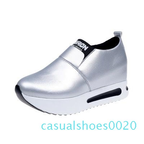 2019 autumn women creepers increasing height shoes women casual slip on moccasins platform woman elastic band footwear c20, Black
2019 autumn women creepers increasing height shoes women casual slip on moccasins platform woman elastic band footwear c20, Black
