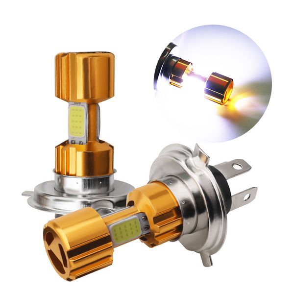 2Pcs LED H4 Мотоцикл фар Лампы DC 12V Scooter аксессуары для мотоциклов Галогеновые фары дал
2Pcs LED H4 Мотоцикл фар Лампы DC 12V Scooter аксессуары для мотоциклов Галогеновые фары дал