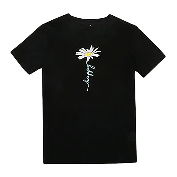 women's t-shirt daisy flower print tshirts casual streetwear short sleeve tees women hip hop fashion summer t shirts female, White
women's t-shirt daisy flower print tshirts casual streetwear short sleeve tees women hip hop fashion summer t shirts female, White