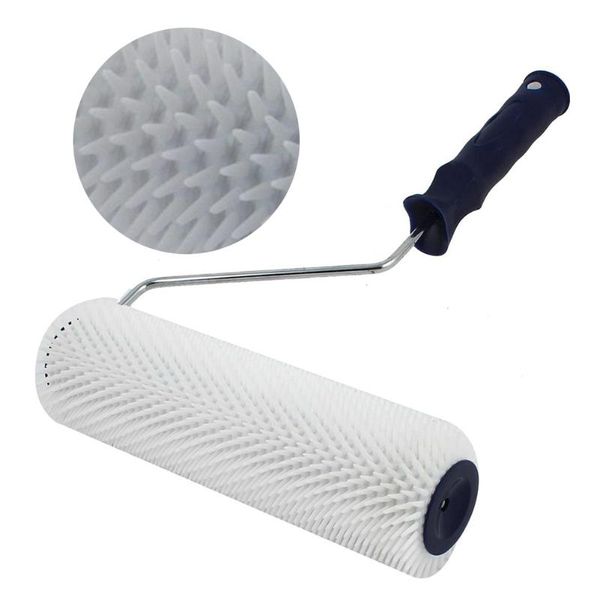 bubble remove tool self leveling paint plastic handle cement practical professional spiked roller brush 13mm teeth height
bubble remove tool self leveling paint plastic handle cement practical professional spiked roller brush 13mm teeth height