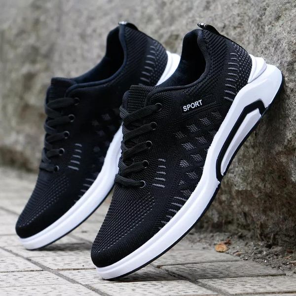 fashion men sneakers mesh casual shoes lac-up men shoes lightweight vulcanize walking sneakers zapatillas hombre, Black
fashion men sneakers mesh casual shoes lac-up men shoes lightweight vulcanize walking sneakers zapatillas hombre, Black