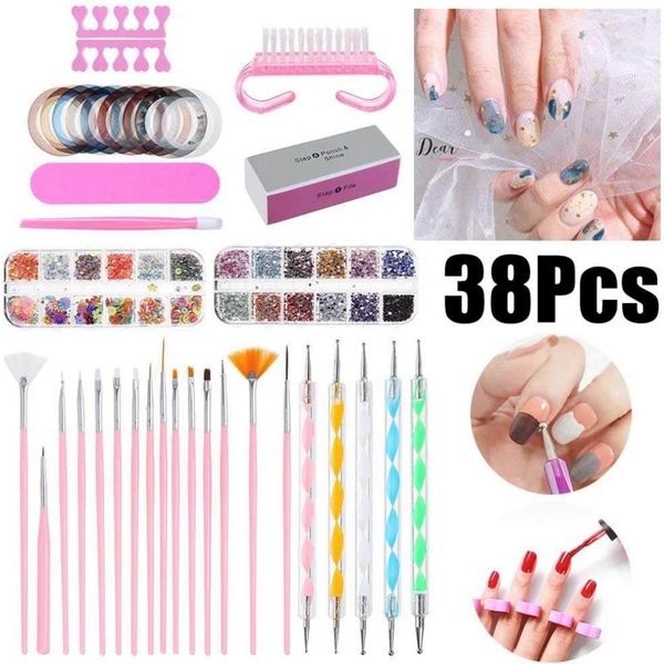 nail art kit 3d nail art supplies glitter rhinestones brushes diy tools set decoration set luxury
nail art kit 3d nail art supplies glitter rhinestones brushes diy tools set decoration set luxury