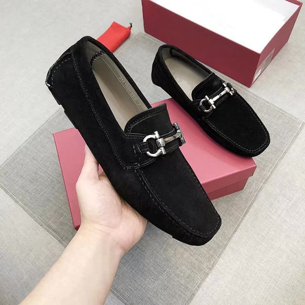 2020 leather loafers loafers slide on men's metallic buckle leather flats with stylish ribbon for men's driving shoes, Black
2020 leather loafers loafers slide on men's metallic buckle leather flats with stylish ribbon for men's driving shoes, Black