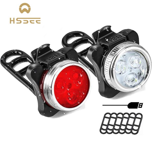 hssee official authentic bicycle headlight taillight ipx4 waterproof usb led charging bicycle light simple installation light
hssee official authentic bicycle headlight taillight ipx4 waterproof usb led charging bicycle light simple installation light