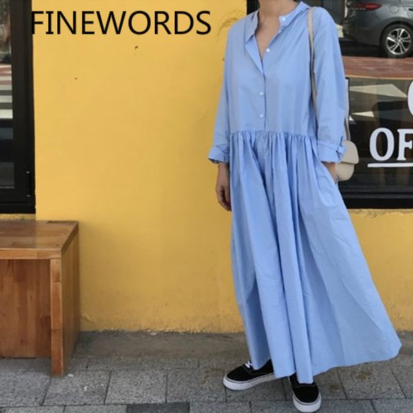 finewords вскользь голубая сорочка платье отворот сыпучие 2020 весна платье vintage basic корейский с длинным рукавом простых платьев уличны, Black;gray
finewords вскользь голубая сорочка платье отворот сыпучие 2020 весна платье vintage basic корейский с длинным рукавом простых платьев уличны, Black;gray