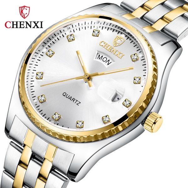 men's business watch couple luxury watch chenxi brand dual calendar watch women 8204 ing, Slivery;brown
men's business watch couple luxury watch chenxi brand dual calendar watch women 8204 ing, Slivery;brown