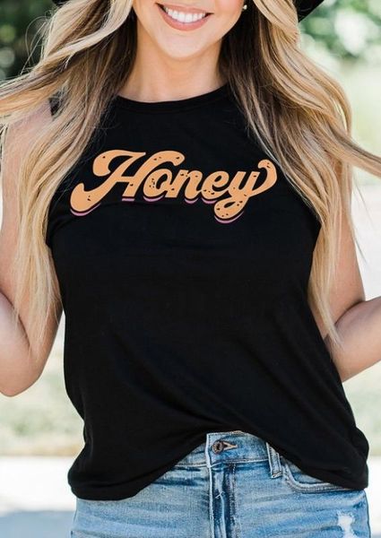 мода 2019 женщины топы honey письмо печати o-шея черный повседневный tank женский лето рукавов смешные топы женские тройник, White
мода 2019 женщины топы honey письмо печати o-шея черный повседневный tank женский лето рукавов смешные топы женские тройник, White