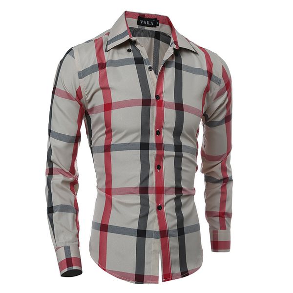 saileroad fashion brand men's shirt with long sleeves camisa reserva slim fit men plaid shirt male social striped blouse, White;black
saileroad fashion brand men's shirt with long sleeves camisa reserva slim fit men plaid shirt male social striped blouse, White;black