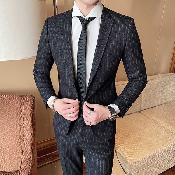 men's suits & blazers lastest coat pant design suit men fashion 2021 business formal wear striped slim fit wedding for 4xl-m, White;black
men's suits & blazers lastest coat pant design suit men fashion 2021 business formal wear striped slim fit wedding for 4xl-m, White;black