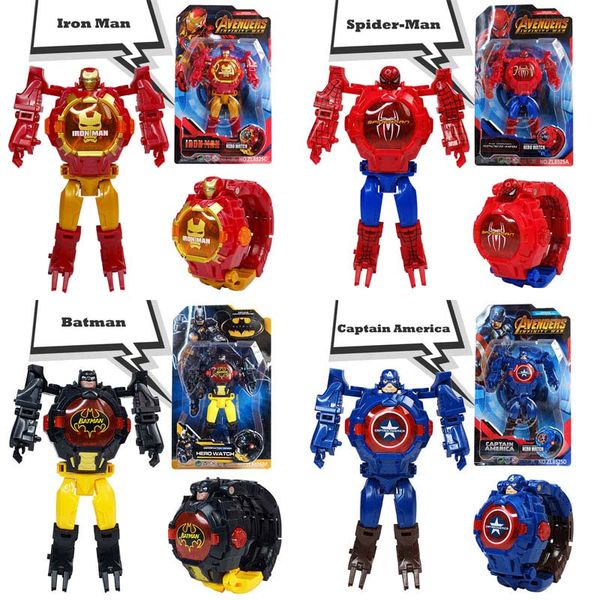 new super hot sell деформированного электронных часов детских игрушки marvel робот железный человек капитан америка игрушка мультфильм робот
new super hot sell деформированного электронных часов детских игрушки marvel робот железный человек капитан америка игрушка мультфильм робот