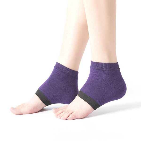 1 pair feet care socks cotton moisturizing gel heel socks cracked foot skin care protectors anti cracking feet sleeve sock new, Black
1 pair feet care socks cotton moisturizing gel heel socks cracked foot skin care protectors anti cracking feet sleeve sock new, Black