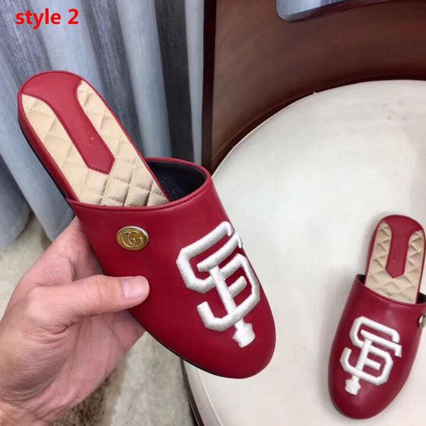 new luxury mens sandals genuine leather half slipper superstar jelly sandals classic embroidery flat beach shoes with box, Black
new luxury mens sandals genuine leather half slipper superstar jelly sandals classic embroidery flat beach shoes with box, Black
