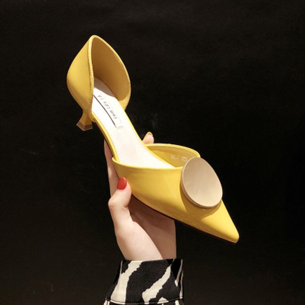 fashion high heel women 2020 summer new shallow mouth w2020 new spring and autumn ild bright buckle sandals female fairy models, Black
fashion high heel women 2020 summer new shallow mouth w2020 new spring and autumn ild bright buckle sandals female fairy models, Black
