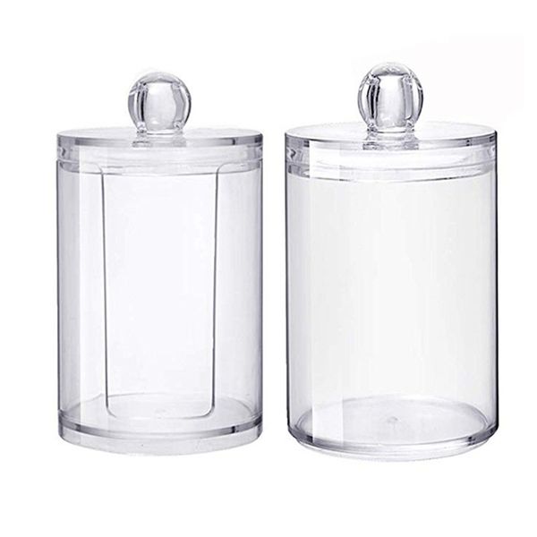 round makeup cotton storage box clear acrylic cosmetics organizer cottons pads holder single layer 4 5fy e1
round makeup cotton storage box clear acrylic cosmetics organizer cottons pads holder single layer 4 5fy e1