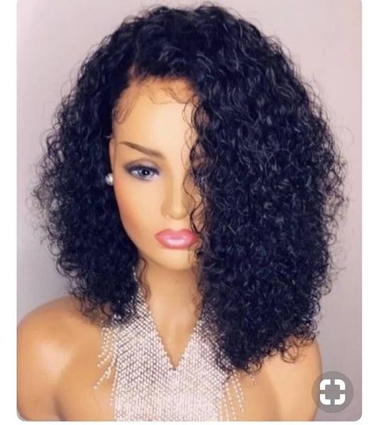 150% density curly lace front human hair wigs with baby hair pre plucked 13x6 short human hair bob 360 wigs brazilian remy, Black;brown
150% density curly lace front human hair wigs with baby hair pre plucked 13x6 short human hair bob 360 wigs brazilian remy, Black;brown