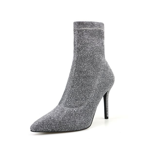 sock shoes for party shiny color boots slip-on pointed toes pumps grey black soft upper ankle bootie ladies all match heels zy272
sock shoes for party shiny color boots slip-on pointed toes pumps grey black soft upper ankle bootie ladies all match heels zy272