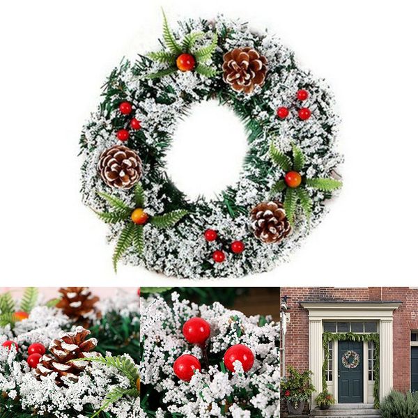 christmas wreath hanging decor for xmas party door wall garland ornament flower circle xhc88
christmas wreath hanging decor for xmas party door wall garland ornament flower circle xhc88