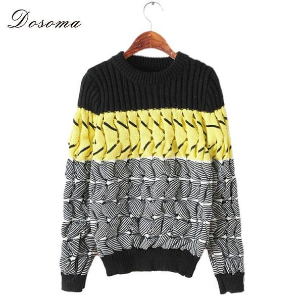 wholesale- knitted sweater 2016 autumn/winter hollow out contrast color yellow sweater warm fashion puff sleeve striped sweater pullover, White;black
wholesale- knitted sweater 2016 autumn/winter hollow out contrast color yellow sweater warm fashion puff sleeve striped sweater pullover, White;black