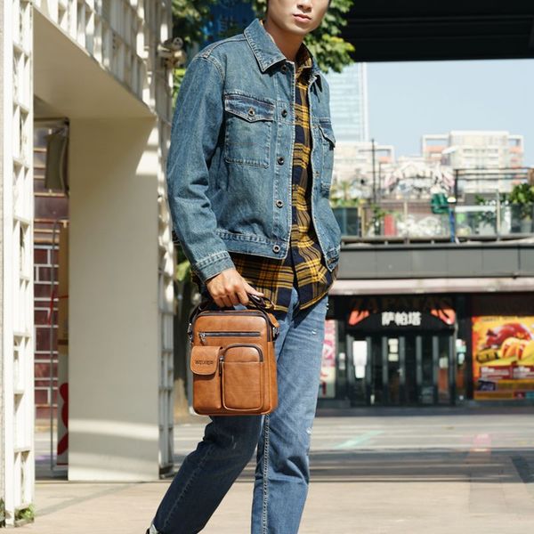 hifuar new arrived luxury men's messenger bag vintage leather shoulder bag men handsome crossbody handbags drop shipping
hifuar new arrived luxury men's messenger bag vintage leather shoulder bag men handsome crossbody handbags drop shipping