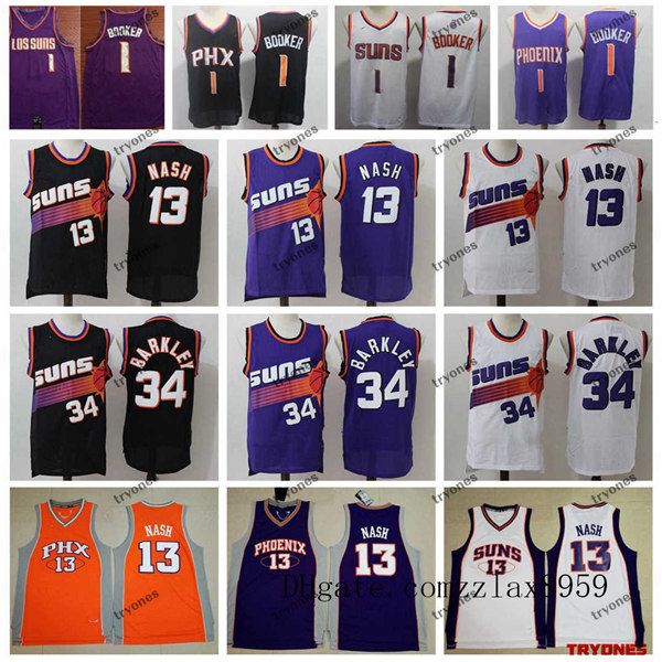 phoenixsuns devin booker 1 city basketball jersey vintage steve nash nba 13 charles barkley 34 purple stitched shirts 2019, Black;red
phoenixsuns devin booker 1 city basketball jersey vintage steve nash nba 13 charles barkley 34 purple stitched shirts 2019, Black;red