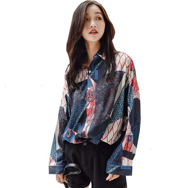 women long sleeve fashion vintage printing spring autumn plus size loose elegant lady blouse new womens and blouses clothes, White
women long sleeve fashion vintage printing spring autumn plus size loose elegant lady blouse new womens and blouses clothes, White