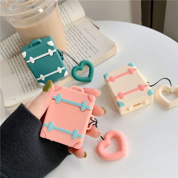 luggage case for airpods 2 creative silicone suitcase protective cover for apple earphone trunk headphone shell
luggage case for airpods 2 creative silicone suitcase protective cover for apple earphone trunk headphone shell