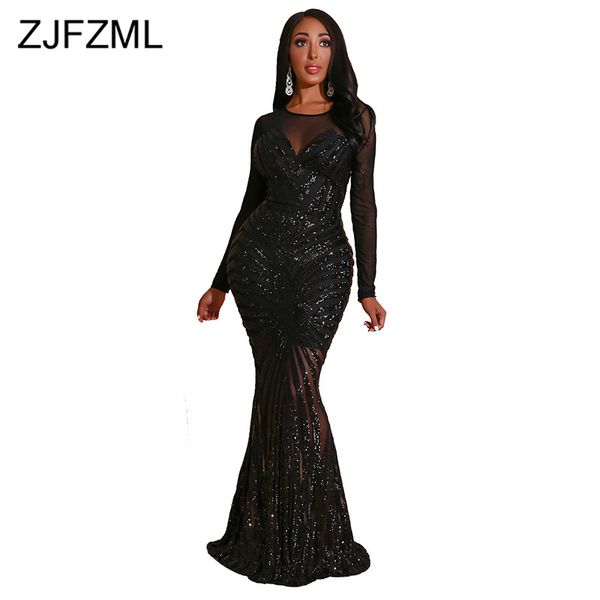 sequin mermaid dress women long sleeve sheer mesh spliced floor length party dress autumn winter high waist bodycon dress, Black;pink
sequin mermaid dress women long sleeve sheer mesh spliced floor length party dress autumn winter high waist bodycon dress, Black;pink