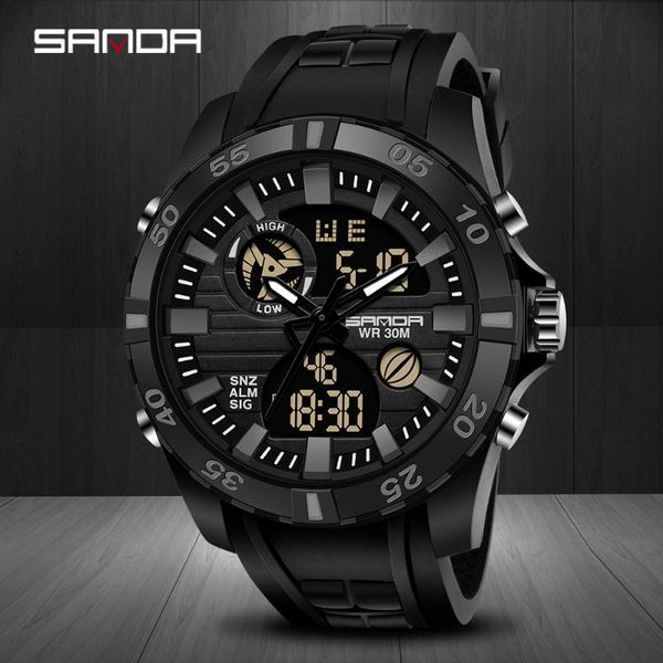 sanda sports men watches to watches men led digital quartz relogio masculino reloj hombre, Slivery;brown
sanda sports men watches to watches men led digital quartz relogio masculino reloj hombre, Slivery;brown