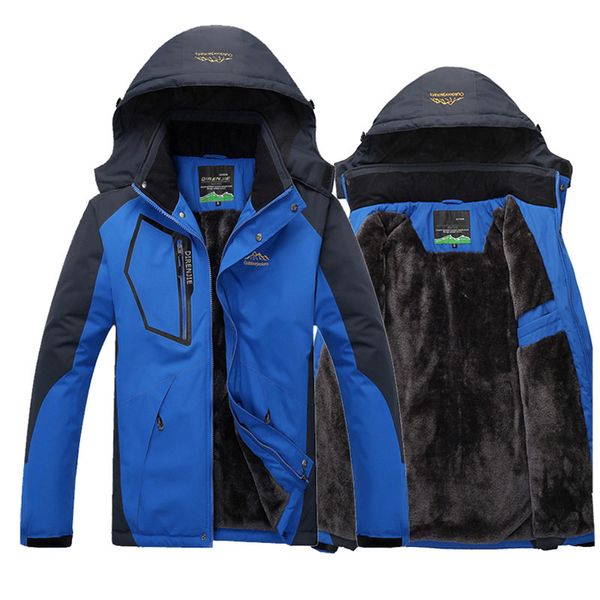 men's outdoor hiking jackets thicken winter sports cycling coat climbing trekking windbreaker fishing waterproof jackets, Blue;black
men's outdoor hiking jackets thicken winter sports cycling coat climbing trekking windbreaker fishing waterproof jackets, Blue;black
