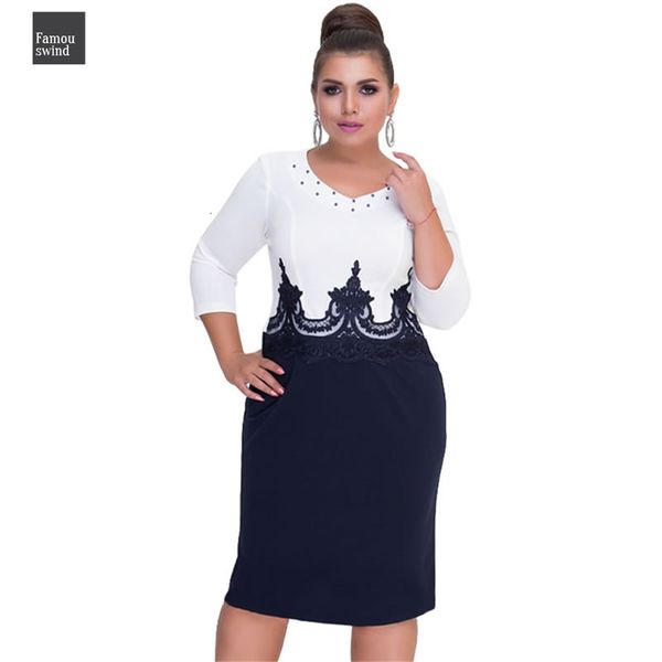 плюс размер платья женская одежда летняя bodycon большой размер лоскутная 5xl 6xl lady делопроизводство осени вскользь шнурка женщин платья, Black;gray 
плюс размер платья женская одежда летняя bodycon большой размер лоскутная 5xl 6xl lady делопроизводство осени вскользь шнурка женщин платья, Black;gray