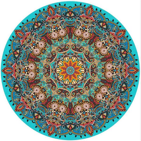 american retro round carpet living room bedroom bedside rug nordic simple carpet turkish style washable rug home
american retro round carpet living room bedroom bedside rug nordic simple carpet turkish style washable rug home