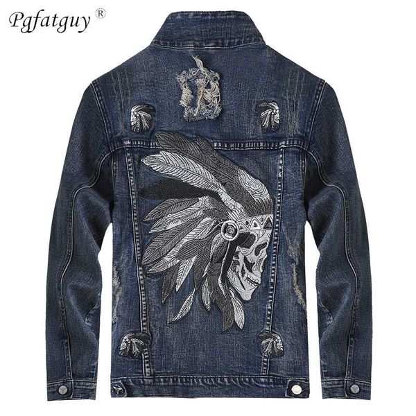 men's large size denim jacket m-4xl fashion embroidery stretch jacket for male new autumn winter ripped slim blue coat, Black;brown
men's large size denim jacket m-4xl fashion embroidery stretch jacket for male new autumn winter ripped slim blue coat, Black;brown