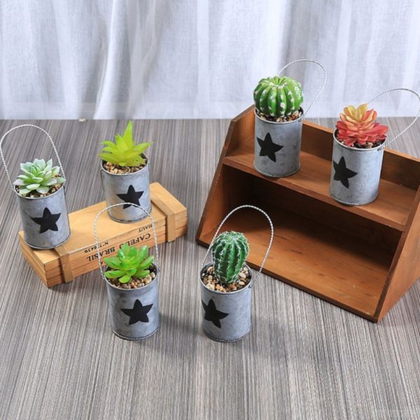 iron bucket vase+ cactus set mini palm bonsai local landscape artificial fleshiness decorative flower for table decoration plant
iron bucket vase+ cactus set mini palm bonsai local landscape artificial fleshiness decorative flower for table decoration plant