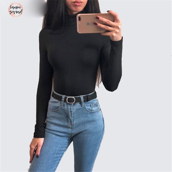 bodysuit solid color turtleneck skinny bodycon women new autumn winter keep warm long sleeve bodysuits sheer, Black;white
bodysuit solid color turtleneck skinny bodycon women new autumn winter keep warm long sleeve bodysuits sheer, Black;white