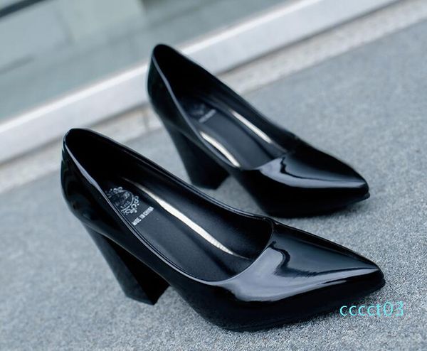 large size high heel women shoes 2019 spring and summer new 40---43 extra large pointed shoes fashion wild shallow mouth work shoes ct03, Black
large size high heel women shoes 2019 spring and summer new 40---43 extra large pointed shoes fashion wild shallow mouth work shoes ct03, Black